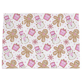 Cute Festive Christmas Holiday Gingerbread Man