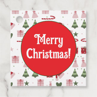 Cute festive editable God jul Gåvor Etiketter