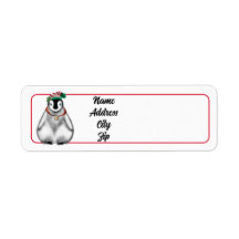 Cute festive helgdag christmas Penguin