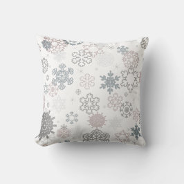 Cute Festive Icicles monochromatic Cream/Taupe Kudde