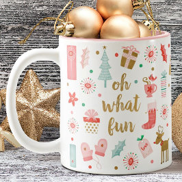 Cute Festive Oh, vilken roligt jul Mugg
