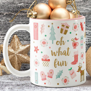 Cute Festive Oh, vilken roligt jul Mugg
