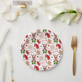 Cute Festive Red Christmas Reindeer