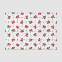 Cute Festive Red Kasky jul Reindeer