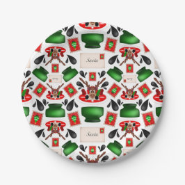 Cute Festive Red Kasky jul Reindeer