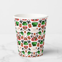 Cute Festive Red Kasky jul Reindeer