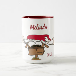 Cute Festive Reindeer Mugg