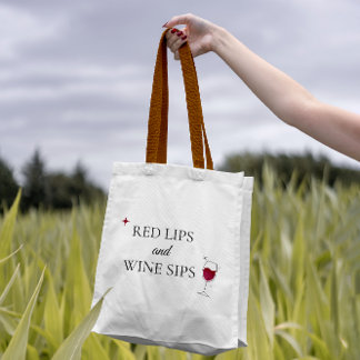 Cute fet Feminine Red Vin Tygkasse