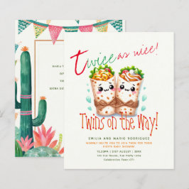 Cute Fiesta Burrito TWILLINGARS Baby Shower BEST B