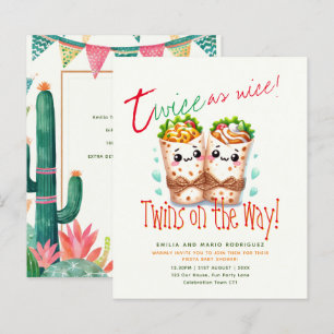 Cute Fiesta Burrito TWILLINGARS Baby Shower BEST B