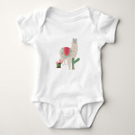 Cute Fiesta Llama & Cactus T Shirt