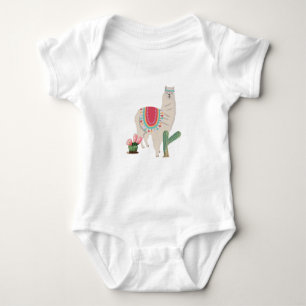 Cute Fiesta Llama & Cactus T Shirt
