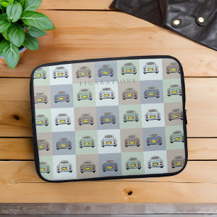 Cute Figaro Car Mönster Figarations Laptop sleeve