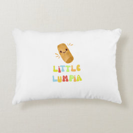 Cute Filipino Food Little Lumpia Baby Pillow Prydnadskudde