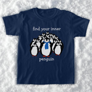 Cute Find Your Inner Penguin T Shirt