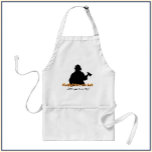 Cute Firefighters är Hett Apron Förkläde<br><div class="desc">Cute och lustigt apron som säger vad vi vet att du tänker: Brandmän är hetter! Dekorerad med en brandsilhuett i svart och finstilt. Du kan lägga till mottagarna Motornr eller Ort - eller ta bort fält om du inte vill ha det. Hett!</div>