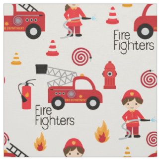 Cute Firefighters tyg