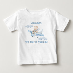 Cute First Birthday Nalle T-Shirt