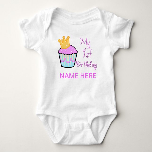 Cute First Birthday Tee (Framsida)