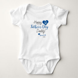 Cute First Fars dag Gift Blue Flicka Boy T Shirt