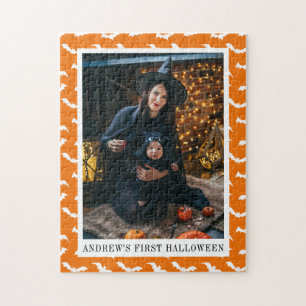 Cute First Halloween Baby Photo Pussel