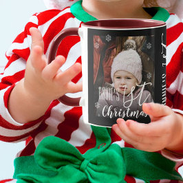 Cute First jul Kids Snö Flake-jul Mugg