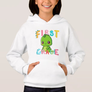 Cute First KLASS Dinosaur Squad School-pojkar T Shirt