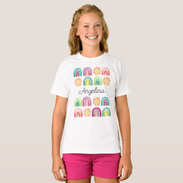 Cute First Klass Square Rainbows Back to school T Shirt