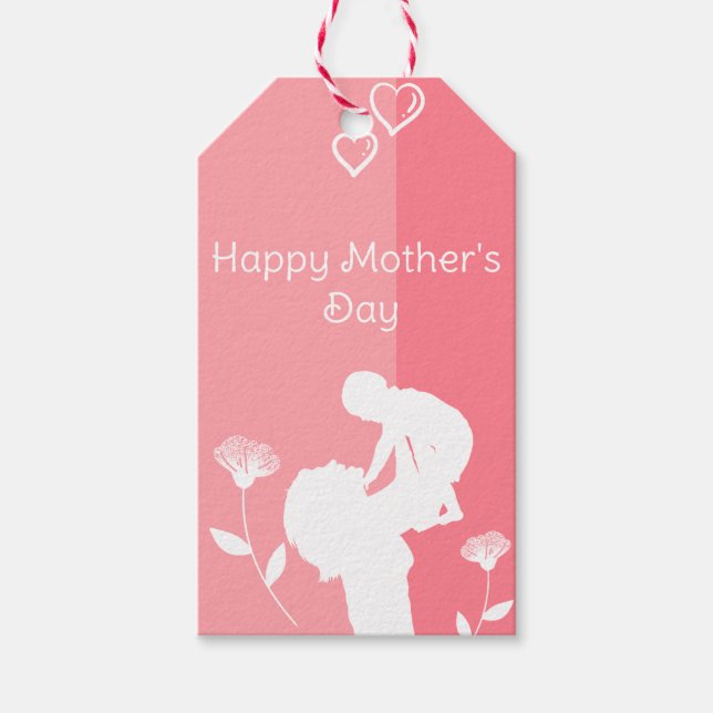 Cute First Mors dag Presentetikett (Framsidan)