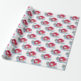 Cute Fish i Vatten Presentpapper