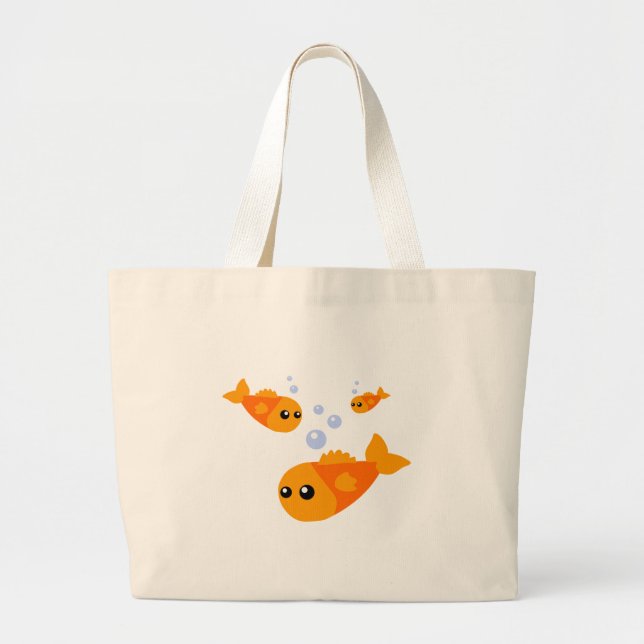 Cute Fish Jumbo Tygkasse (Framsidan)