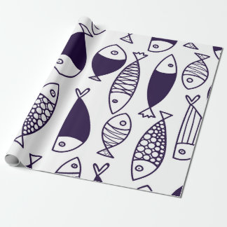 Cute fish. Kids background. Seamless pattern. Can Presentpapper