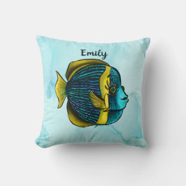 Cute Fish Kids Namn Kudde