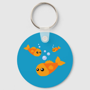 Cute Fish Nyckelring