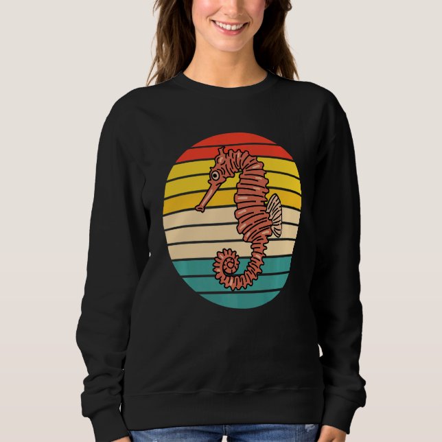 Cute Fish Seahorse T Shirt (Framsida)