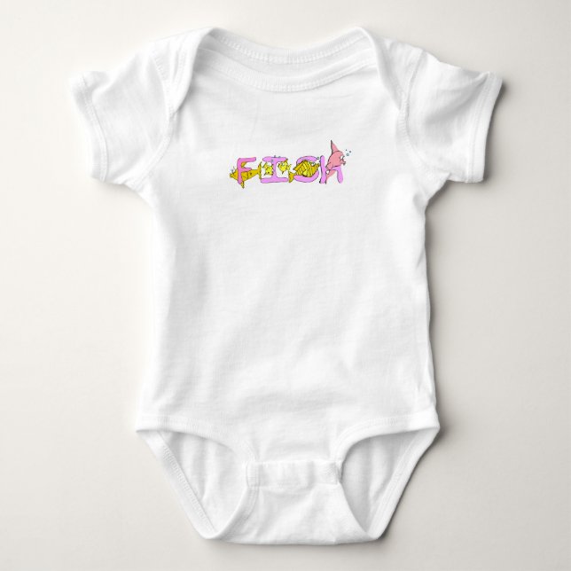 Cute Fish T Shirt (Framsida)