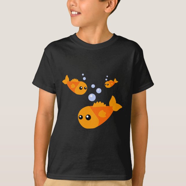 Cute Fish T-Shirt (Framsida)