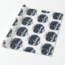 Cute Fish with Eyelash Tropical Angelfish