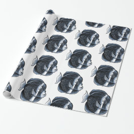 Cute Fish with Eyelash Tropical Angelfish Presentpapper