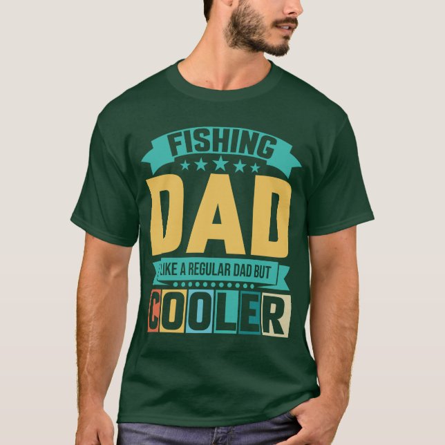 Cute Fishing Pappa T Shirt (Framsida)