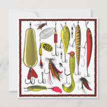 Cute Fishing Tackle Lycklig Fars dag