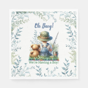Cute Fishing Themys babyskor Pappersservett