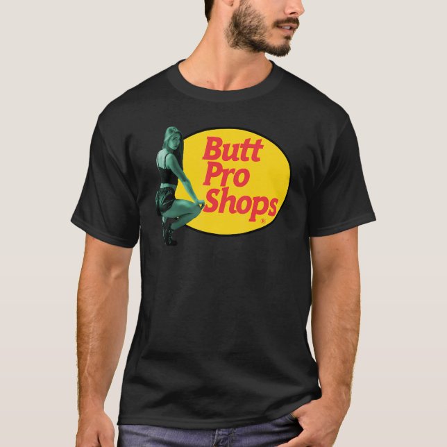 Cute   Fishing Twerking Girl Butt Pro Shops T Shirt (Framsida)
