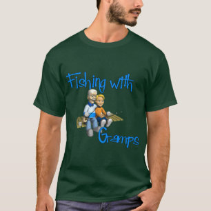 Cute Fishing with Gramps T Shirt