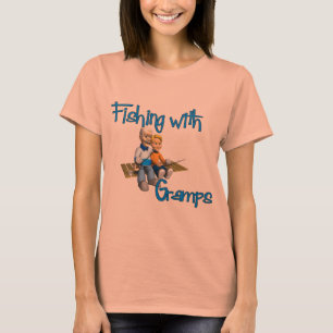 Cute Fishing with Gramps Tee