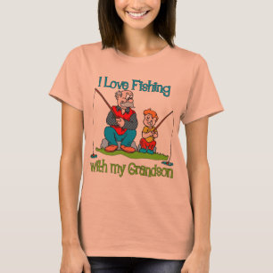 Cute Fishing - with Grandson T Shirt
