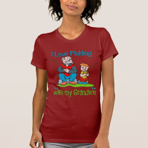 Cute Fishing - with Grandson Tee Shirt