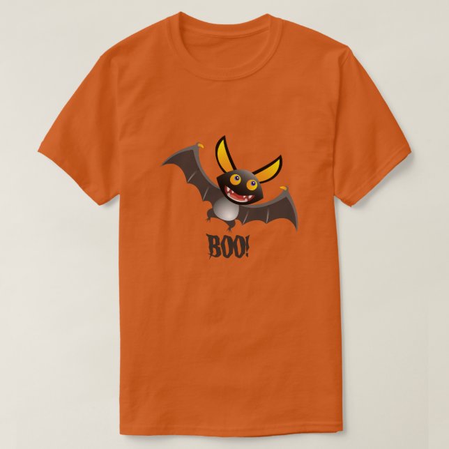 CUTE FLADDERMUS BOO! T-Shirt (Design framsida)