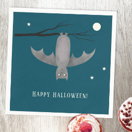 Cute Fladdermus Halloween Pappersservett