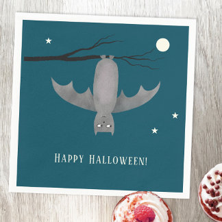 Cute Fladdermus Halloween Pappersservett